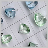 transparent glass beads 2009