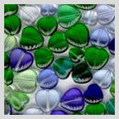 heart beads - mixes