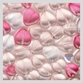 heart beads - mixes