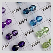 coated fire polished beads